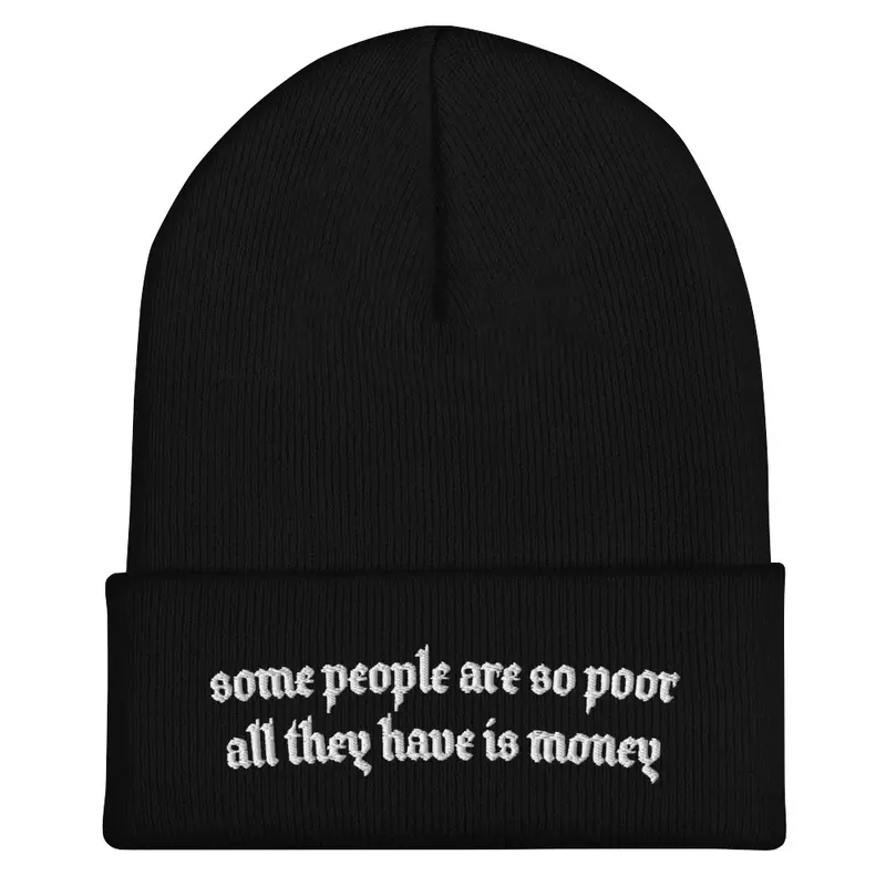 POOR PEOPLE BEANIE